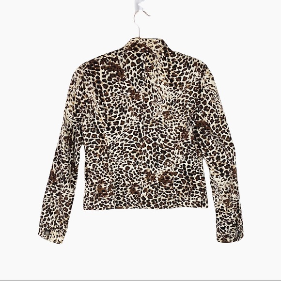 LaFayette 148 Leopard Animal Print Jacket - Picture 7 of 10